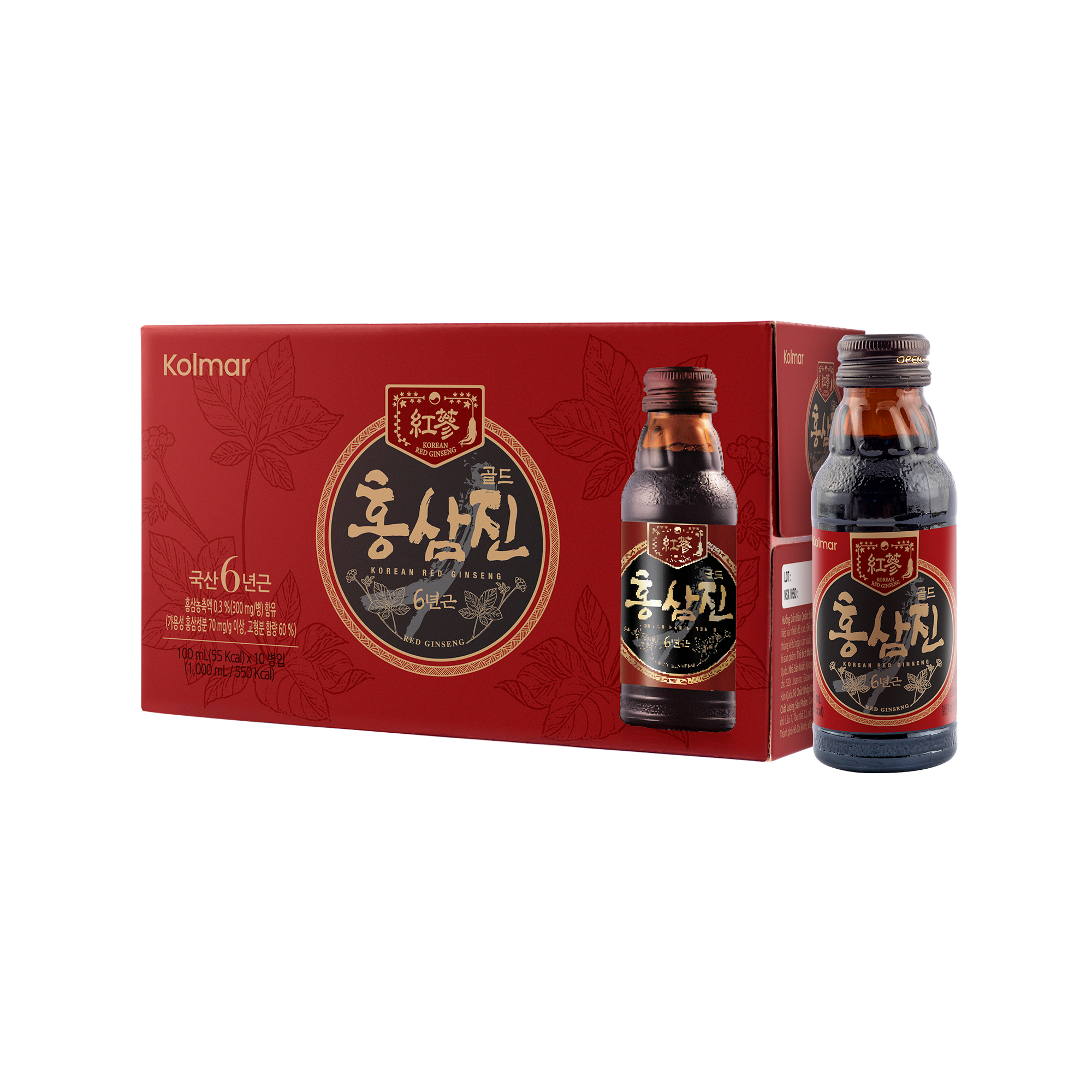 Dietary Supplement Korean Red Ginseng Drink HONGSAMJIN GOLD