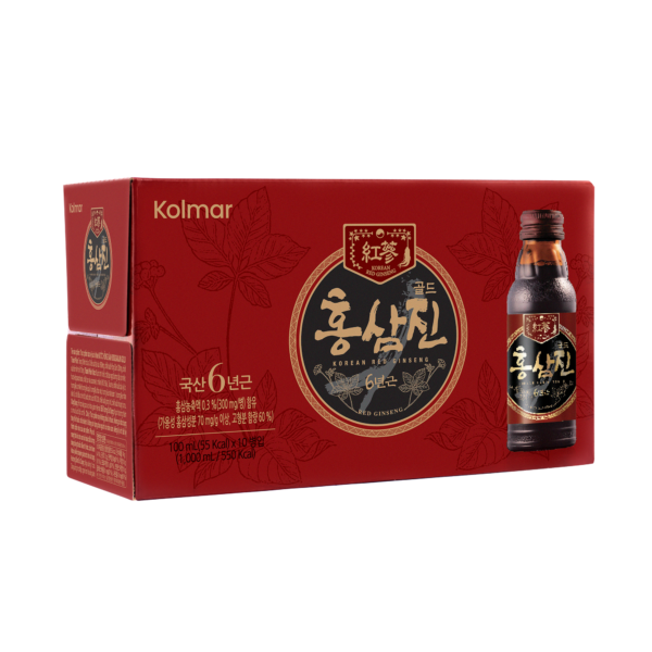 Dietary Supplement Korean Red Ginseng Drink HONGSAMJIN GOLD