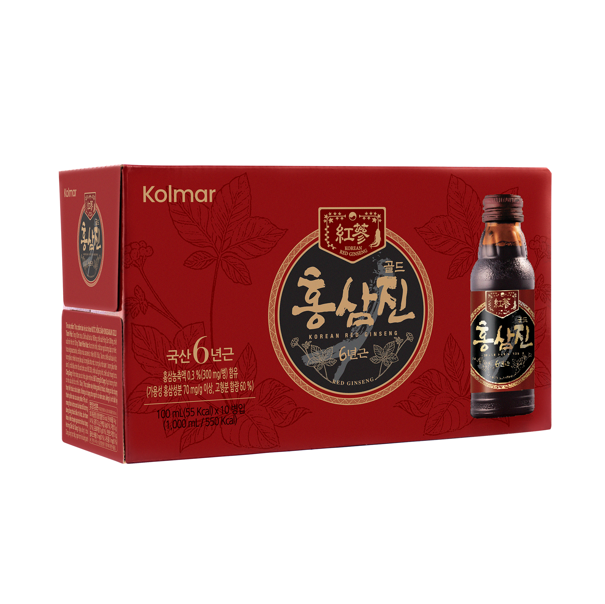 Dietary Supplement Korean Red Ginseng Drink HONGSAMJIN GOLD