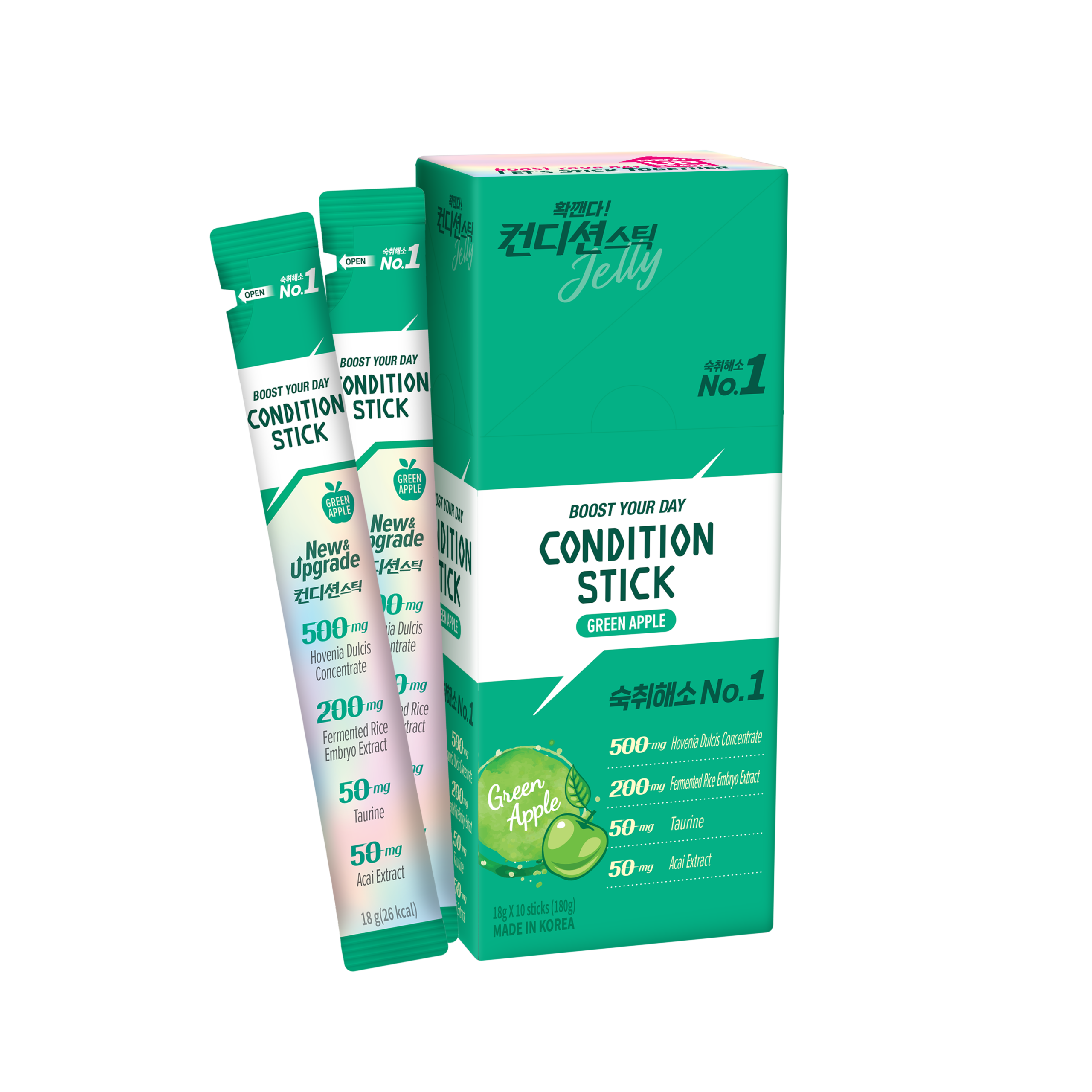 Supplemented Food Condition Stick Hovenia Dulcis Jelly (Apple Flavor)
