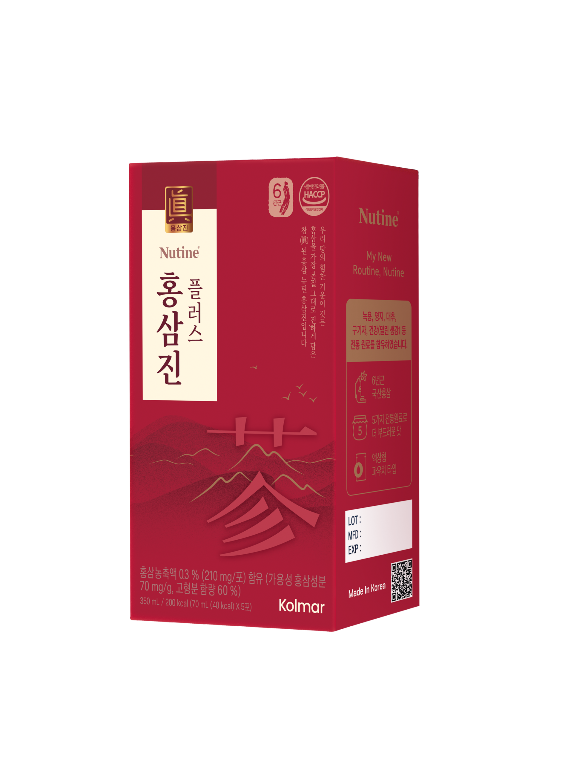 Red Ginseng Drink HONGSAMJIN PLUS