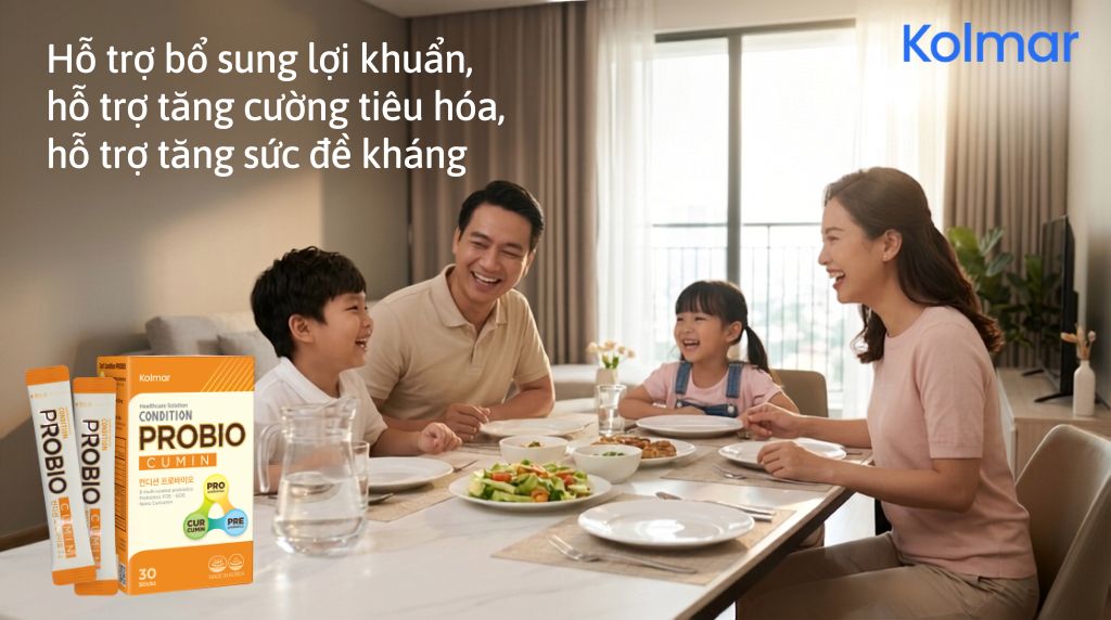 Men vi sinh Hàn Quốc Condition Probio hỗ trợ hệ tiêu hóa