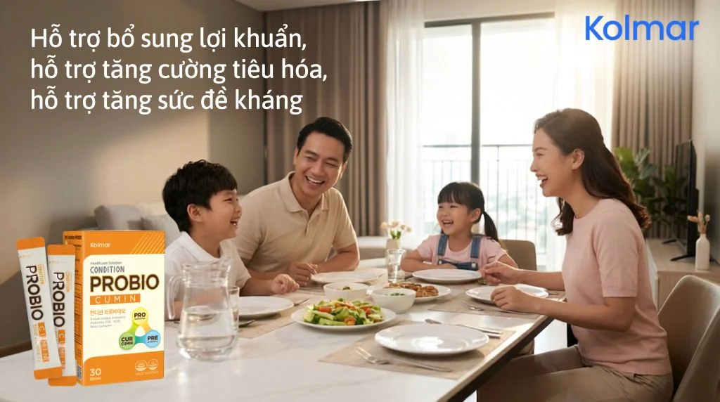 Men vi sinh Hàn Quốc Condition Probio hỗ trợ hệ tiêu hóa