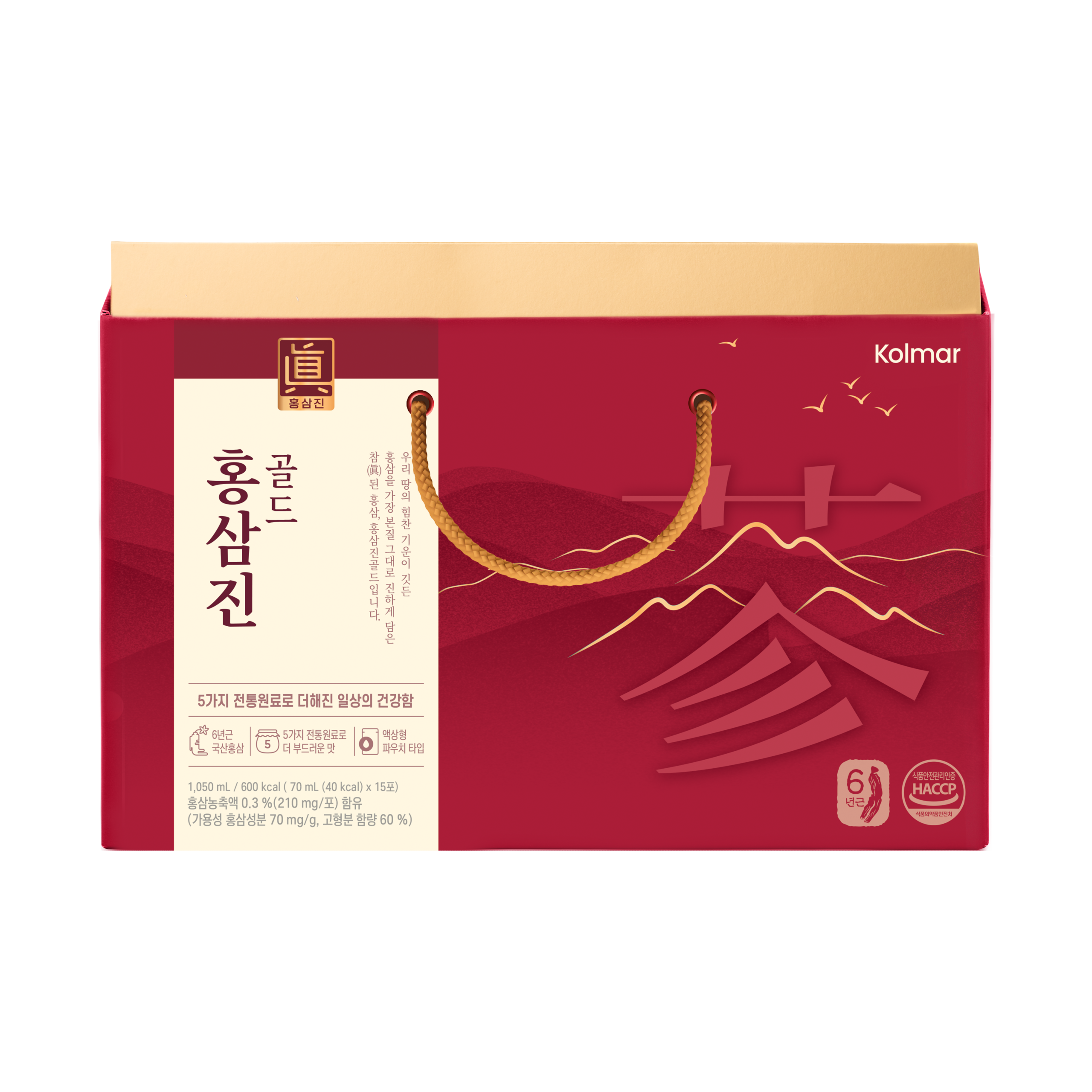 Thực phẩm bảo vệ sức khỏe HONGSAMJIN GOLD Hộp 15 gói 70ml