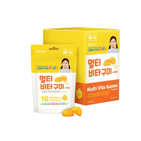 Thực phẩm bảo vệ sức khỏe KẸO DẺO DINH DƯỠNG CONDITION KIDS MULTI VITA GUMMI + CURCUMIN