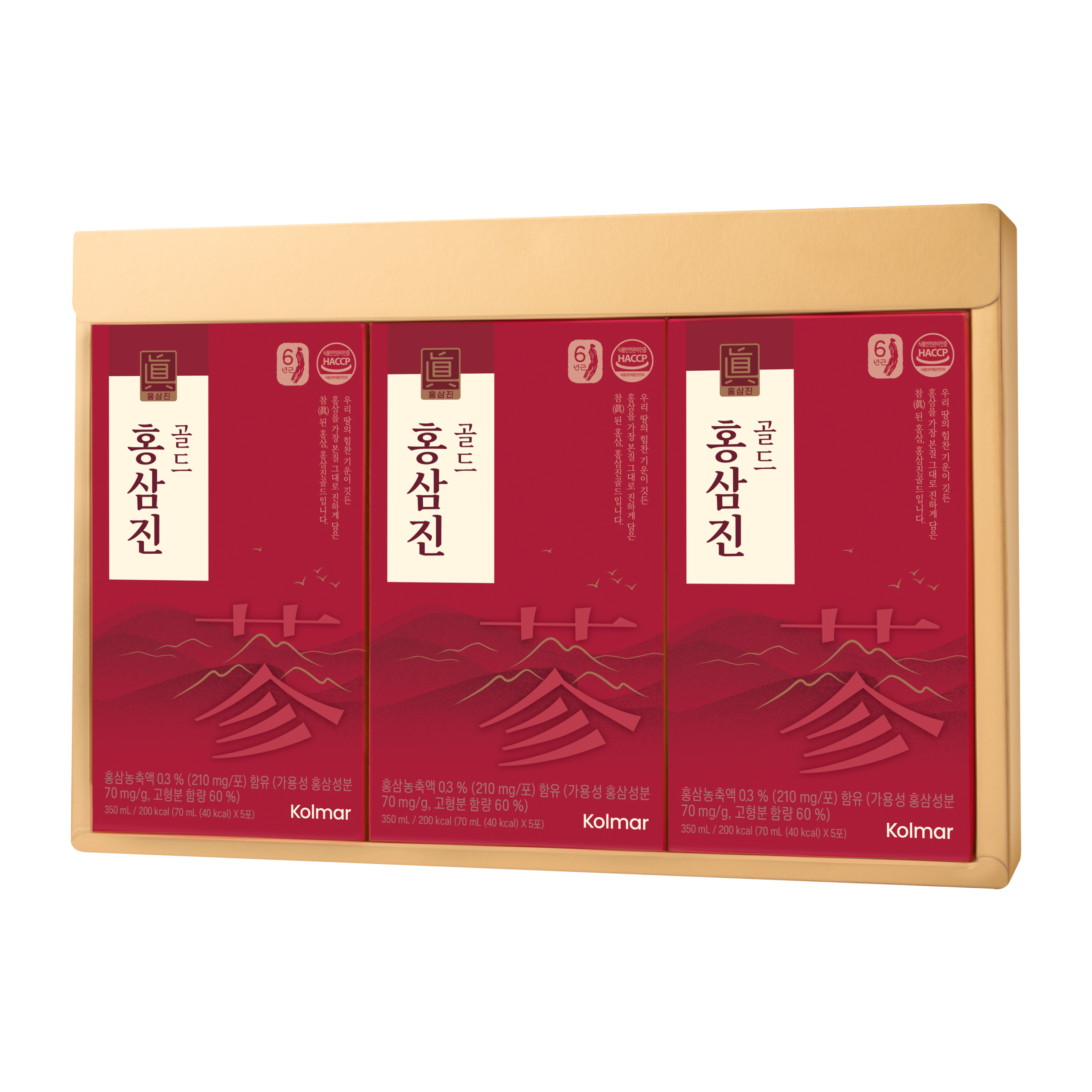 Thực phẩm bảo vệ sức khỏe HONGSAMJIN GOLD Hộp 15 gói 70ml