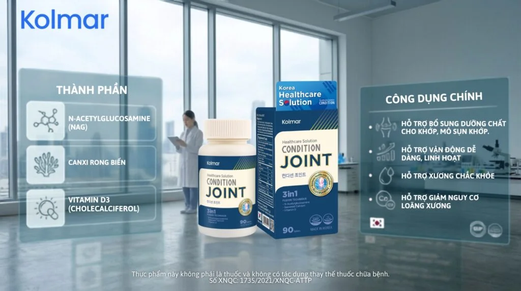 Thực Phẩm Bảo Vệ Sức Khỏe CONDITION JOINT: Hỗ Trợ Chức Năng Xương Khớp Toàn Diện